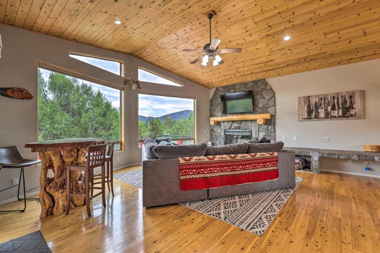Elkwood Lodge Star Valley Cabin With Hot Tub 佩森 外观 照片