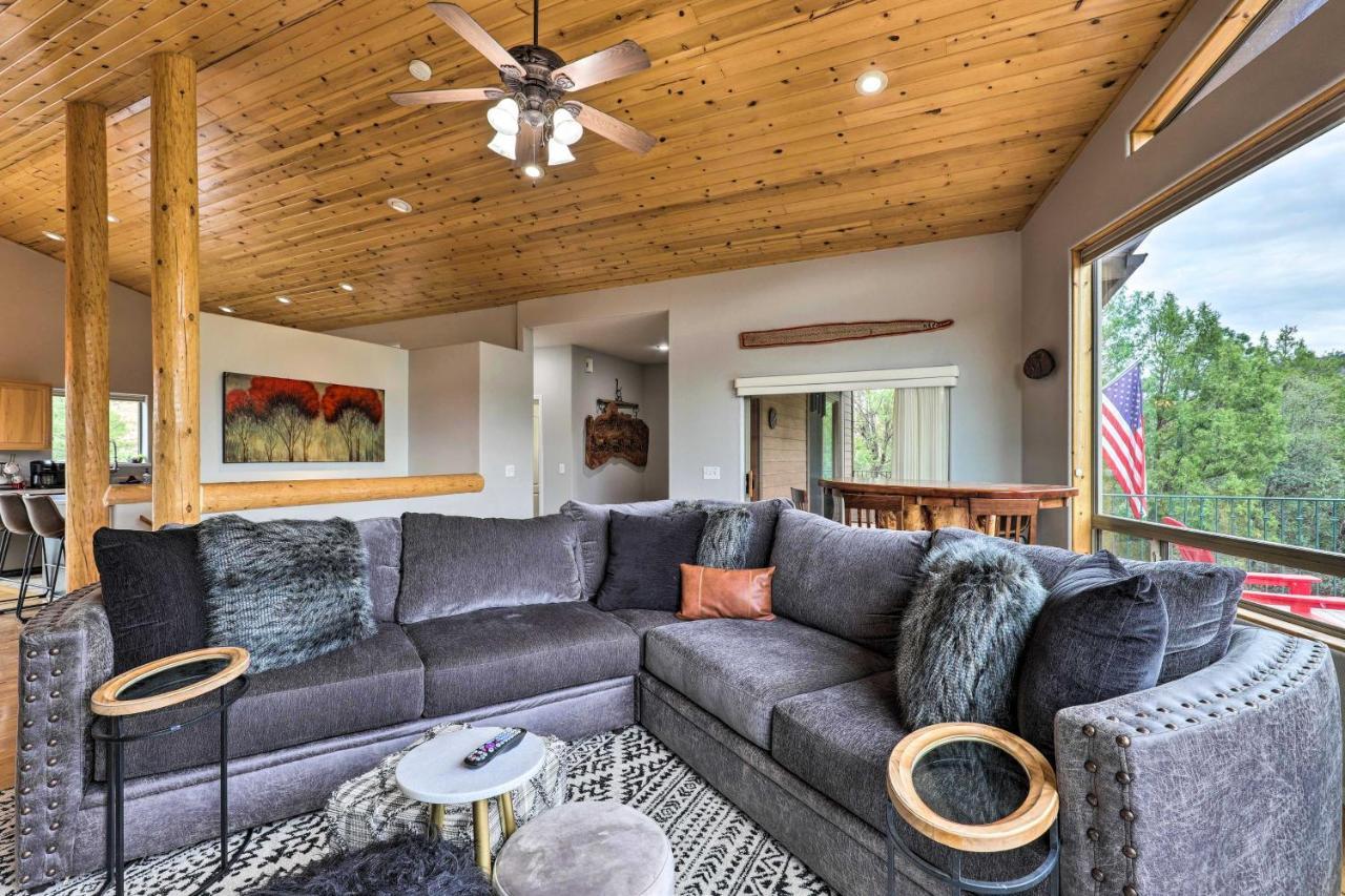Elkwood Lodge Star Valley Cabin With Hot Tub 佩森 外观 照片