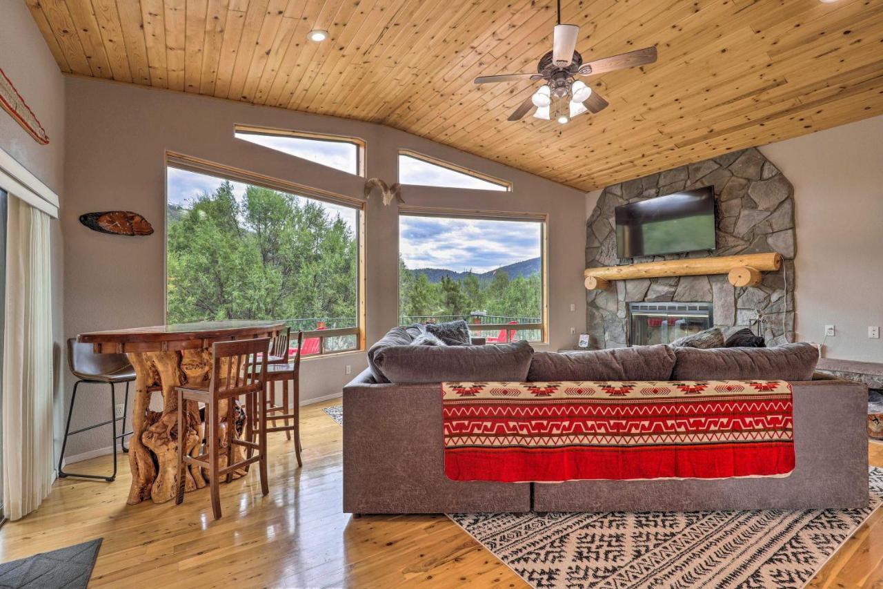 Elkwood Lodge Star Valley Cabin With Hot Tub 佩森 外观 照片