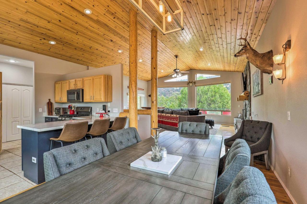 Elkwood Lodge Star Valley Cabin With Hot Tub 佩森 外观 照片